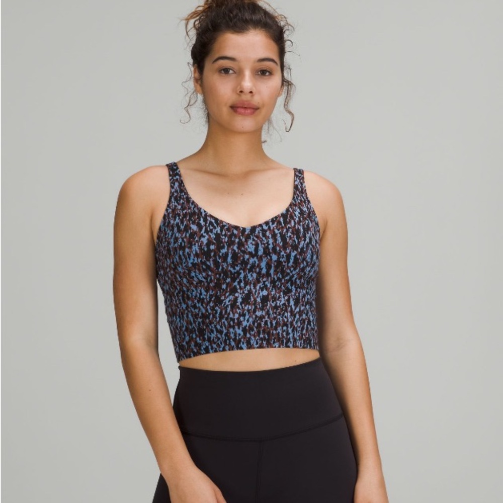 Lululemon Align Tank Leopard Camo Blue Nile Multi